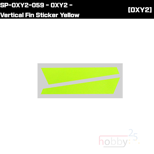 SP-OXY2-061 - OXY2 - Vertical Fin Sticker White