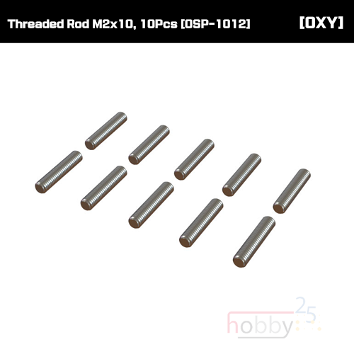 OXY4 Threaded Rod M2x10, 10Pcs [OSP-1012]