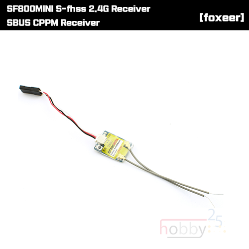 SF800MINI S-fhss 2.4G Receiver  SBUS CPPM Receiver  [MICRO-SFHSS]
