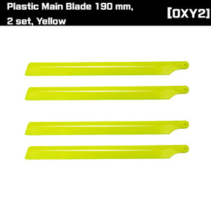 SP-OXY2-145 Plastic Main Blade 190 mm, 2 set, Yellow