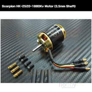 [모터]Scorpion HK-2520-1880KV motor (3.5mm shaft) [25201880]  [OXY4 325/360 6셀 ,  아크로 등]