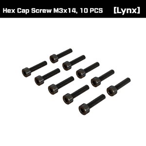 M3x14CS-10 Hex Cap Screw M3x14, 10 PCS