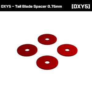 OXY5 - Tail Blade Spacer 0.75mm [OSP-1377]