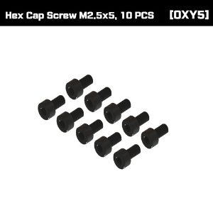 M2.5x5CS-10 - Hex Cap Screw M2.5x5, 10 PCS